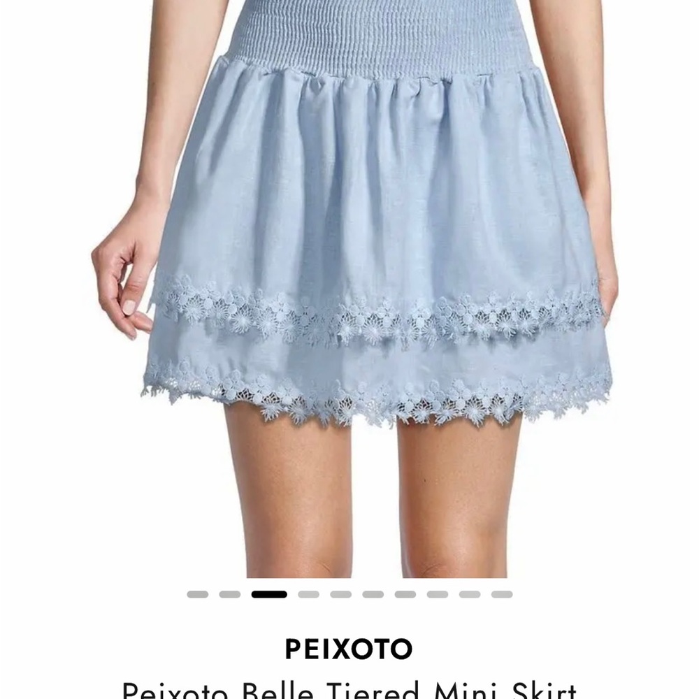 Brand new $98 Peixoto Belle Smocked Mini Skirt, Size Medium.